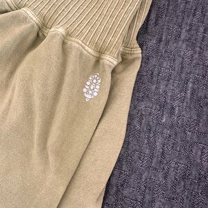 Matcha color Free People biker shorts